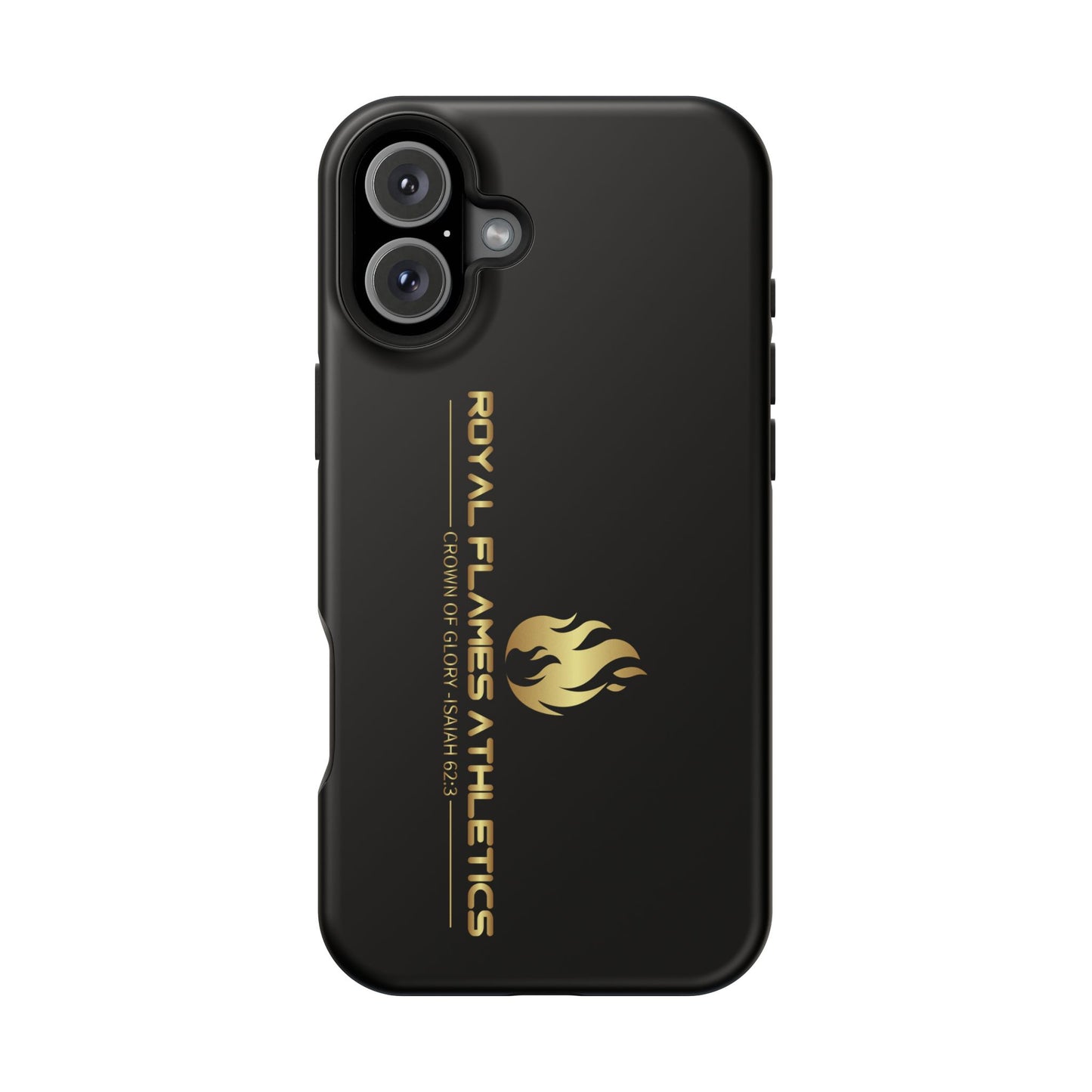 Black Durable Magnetic Tough Cases – Royal Flames Athletics Design