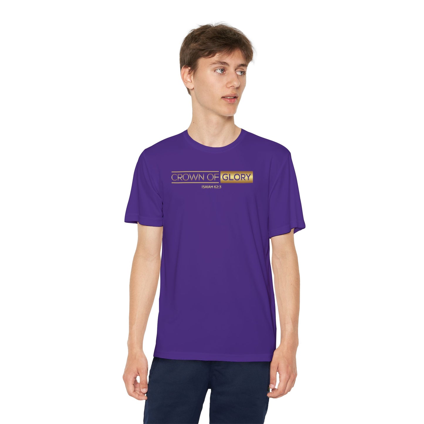 Youth Crown of Glory Tee - Royal Identity