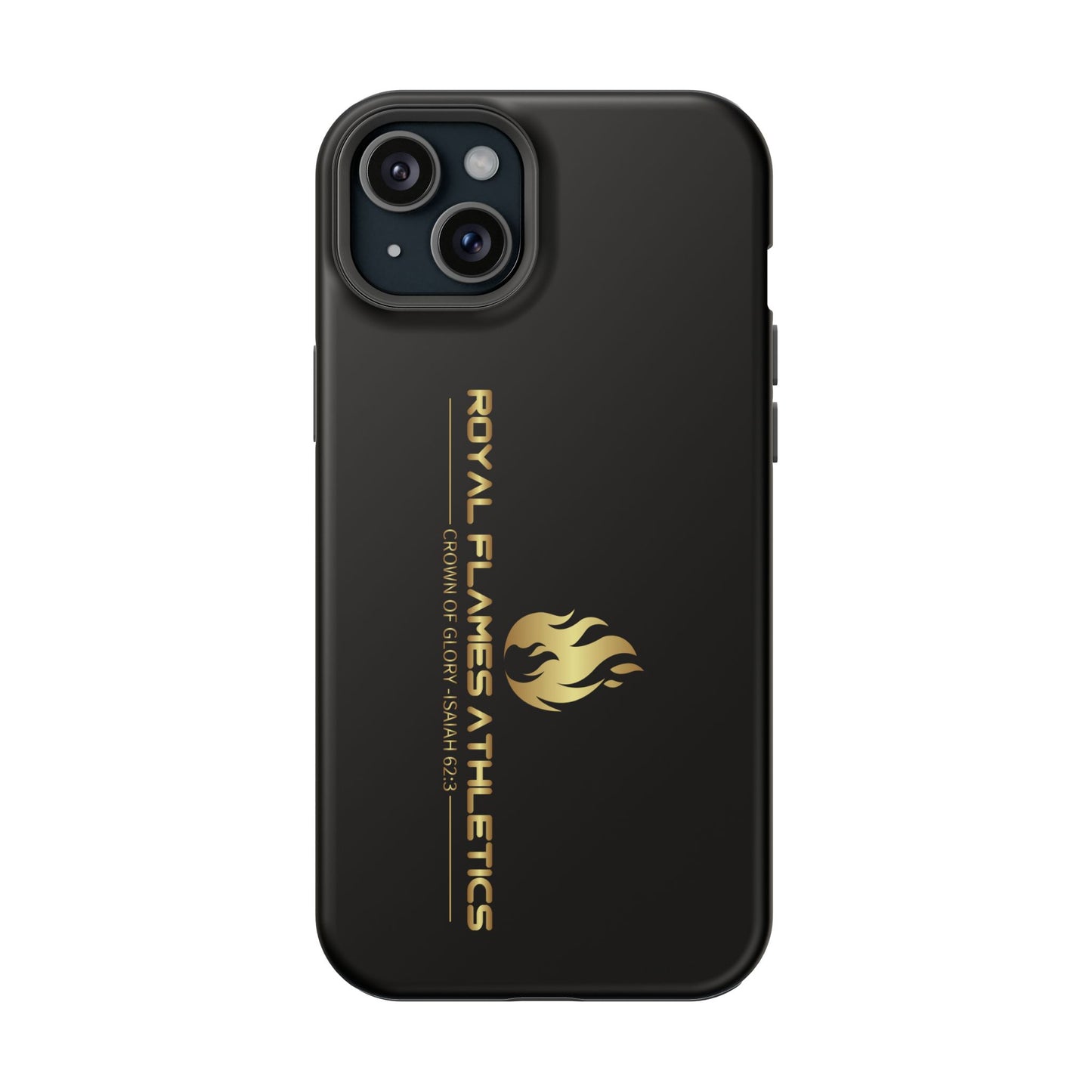 Black Durable Magnetic Tough Cases – Royal Flames Athletics Design