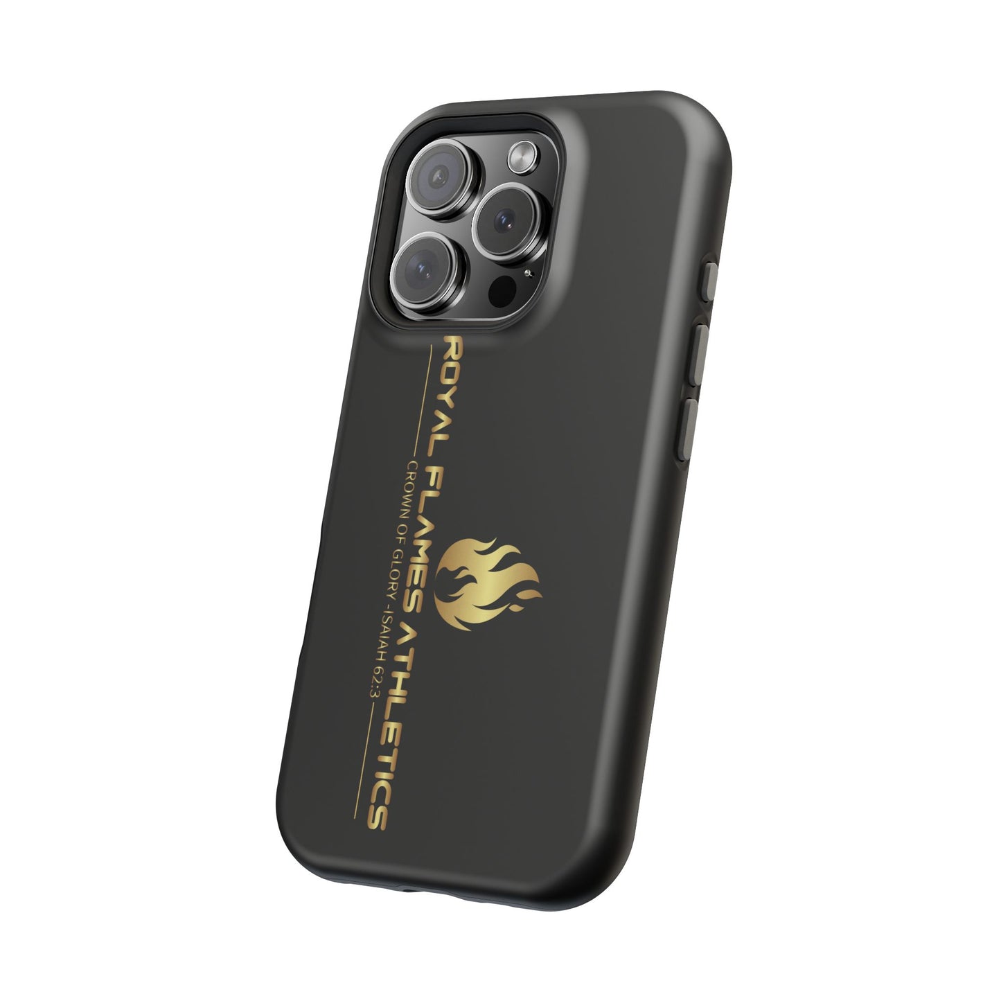 Black Durable Magnetic Tough Cases – Royal Flames Athletics Design