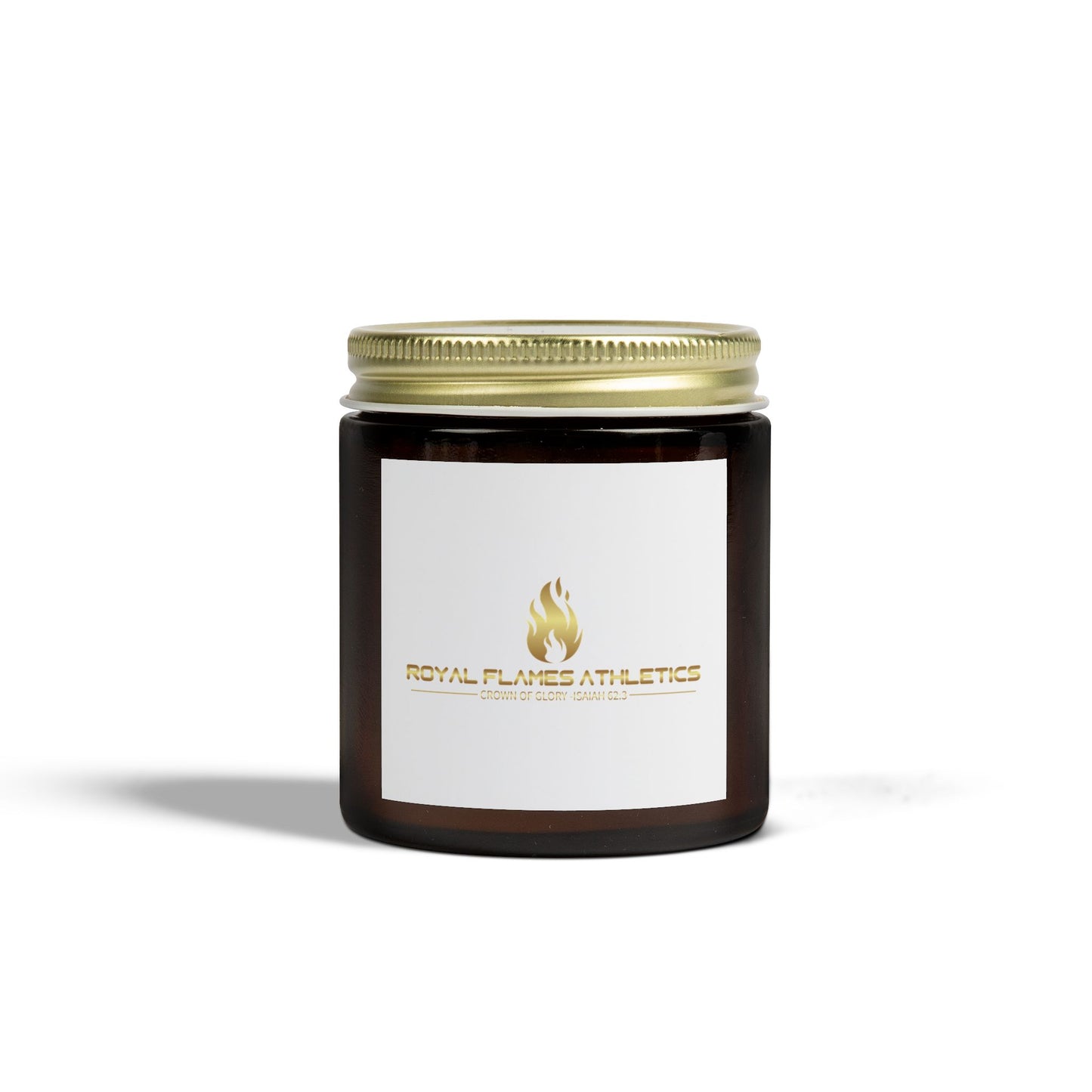 Royal Flames Scented Candles - Coconut Apricot Wax (4oz, 9oz) | Cozy Aromatherapy for Home & Gifts