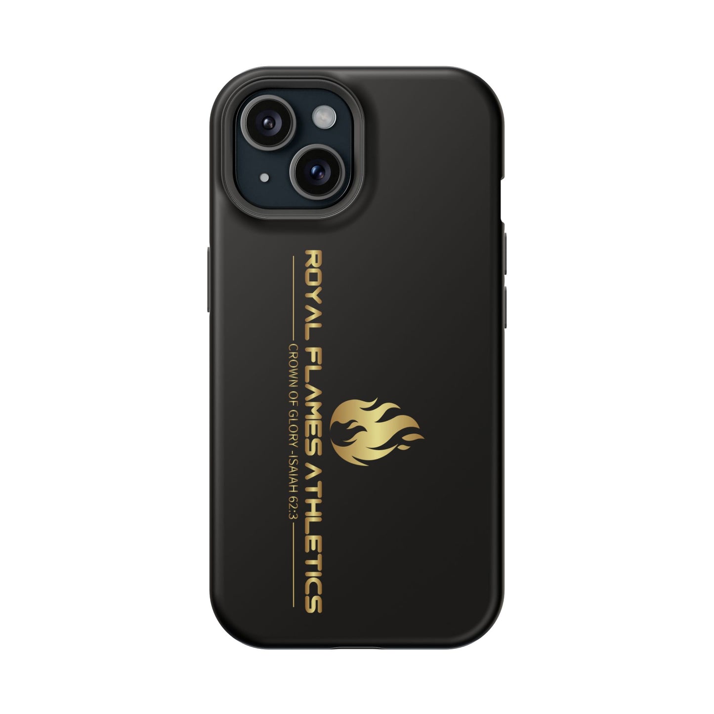 Black Durable Magnetic Tough Cases – Royal Flames Athletics Design