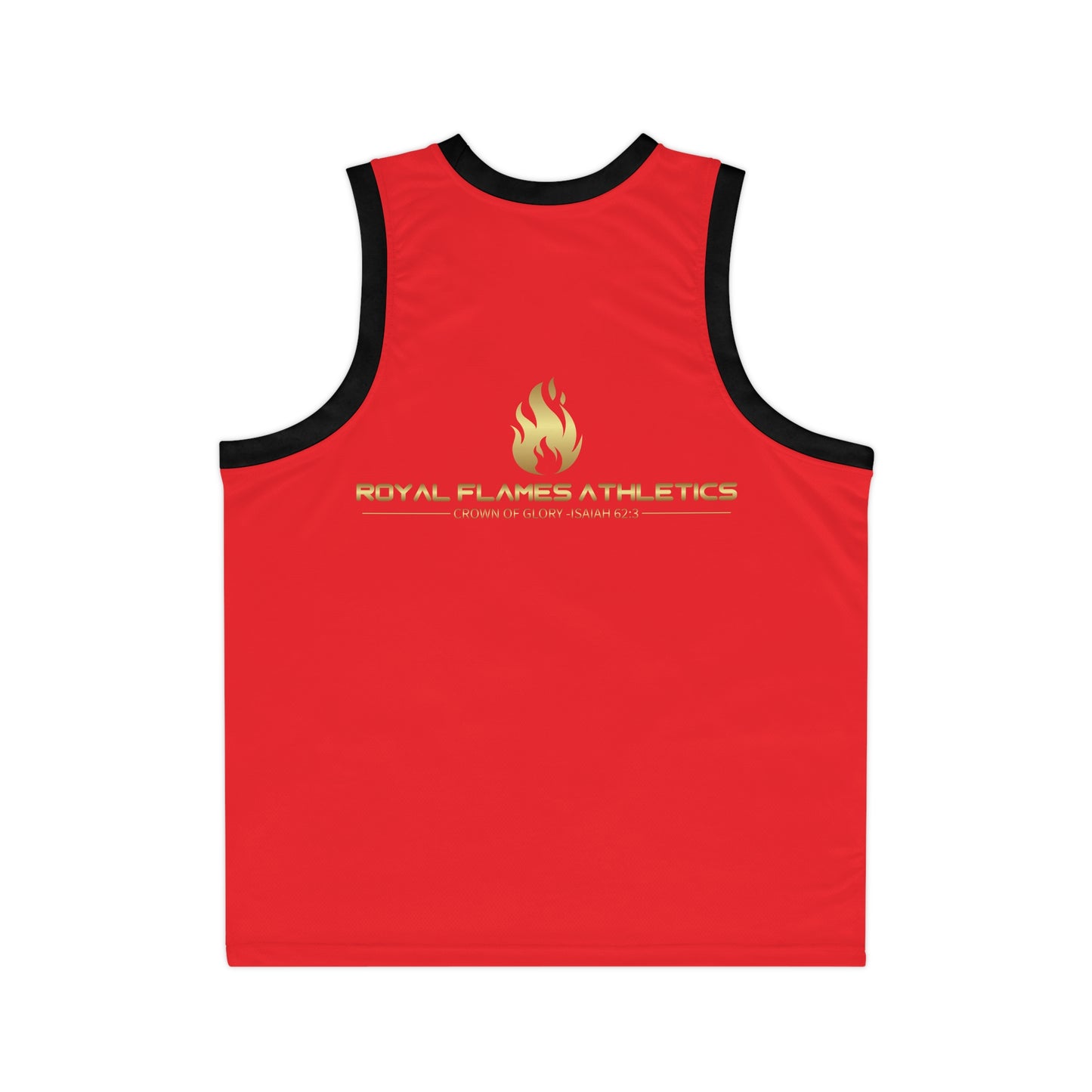 Unisex Basketball Jersey - Royal Flames Athletics, Cool Sports Tank, Perfect for Team Events, Casual Wear, Gift for Athletes