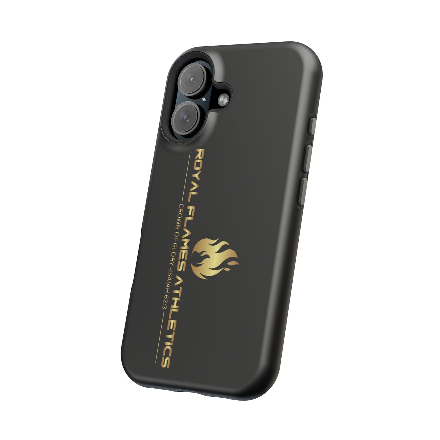 Black Durable Magnetic Tough Cases – Royal Flames Athletics Design
