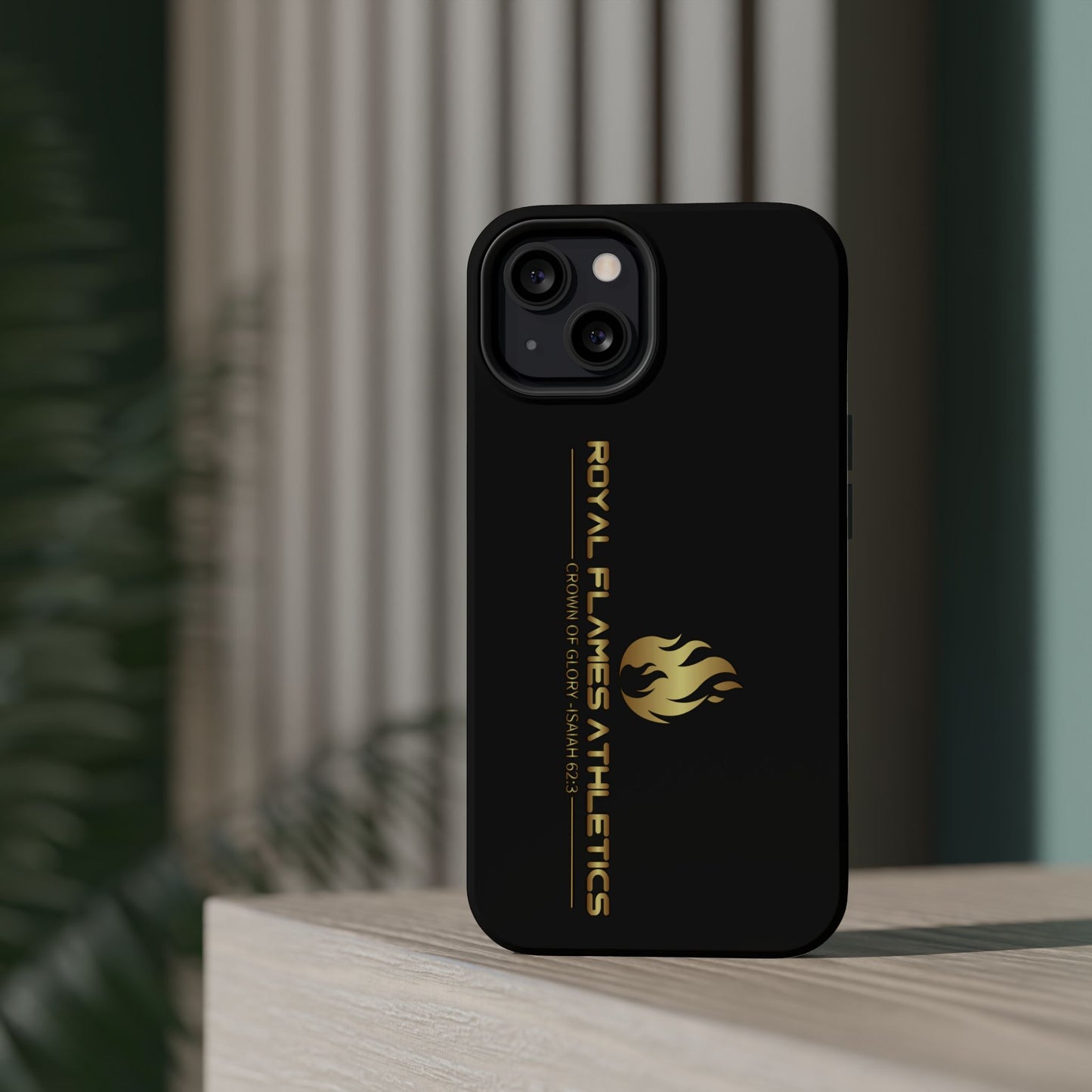Black Durable Magnetic Tough Cases – Royal Flames Athletics Design