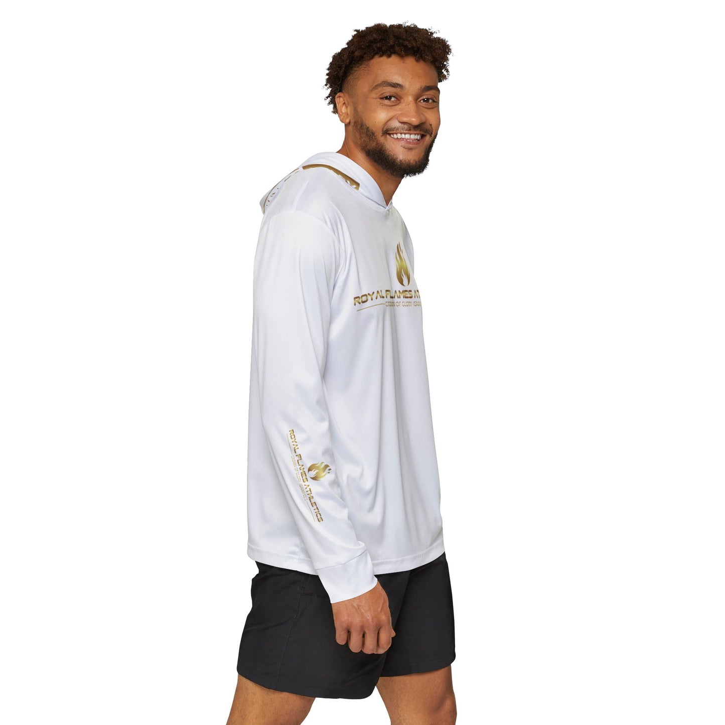 Embrace the Flame: Men's Faith-Fueled Warmup Hoodie
