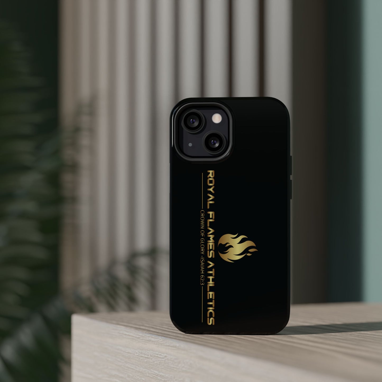 Black Durable Magnetic Tough Cases – Royal Flames Athletics Design