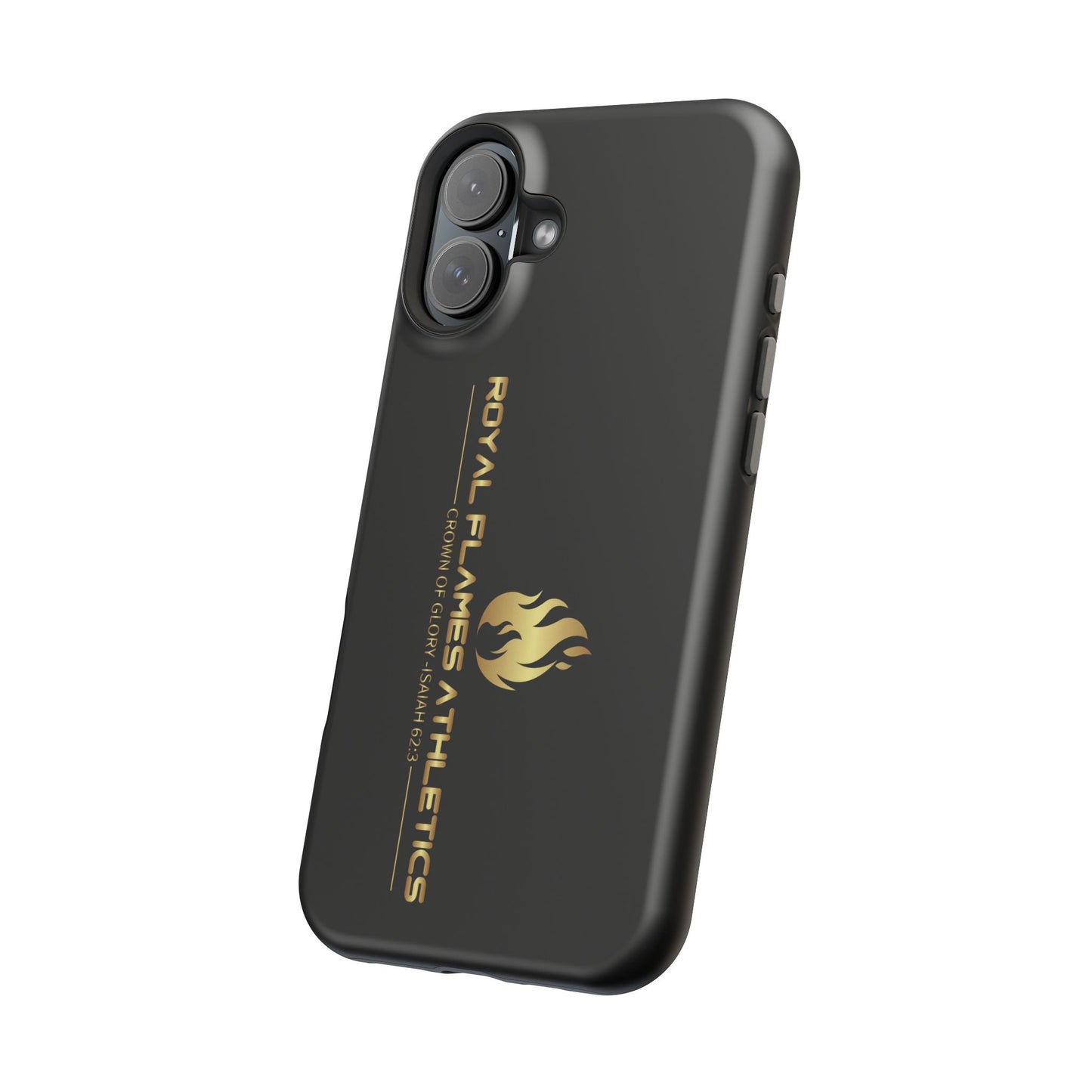 Black Durable Magnetic Tough Cases – Royal Flames Athletics Design