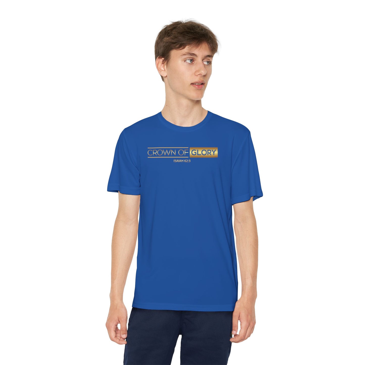Youth Crown of Glory Tee - Royal Identity