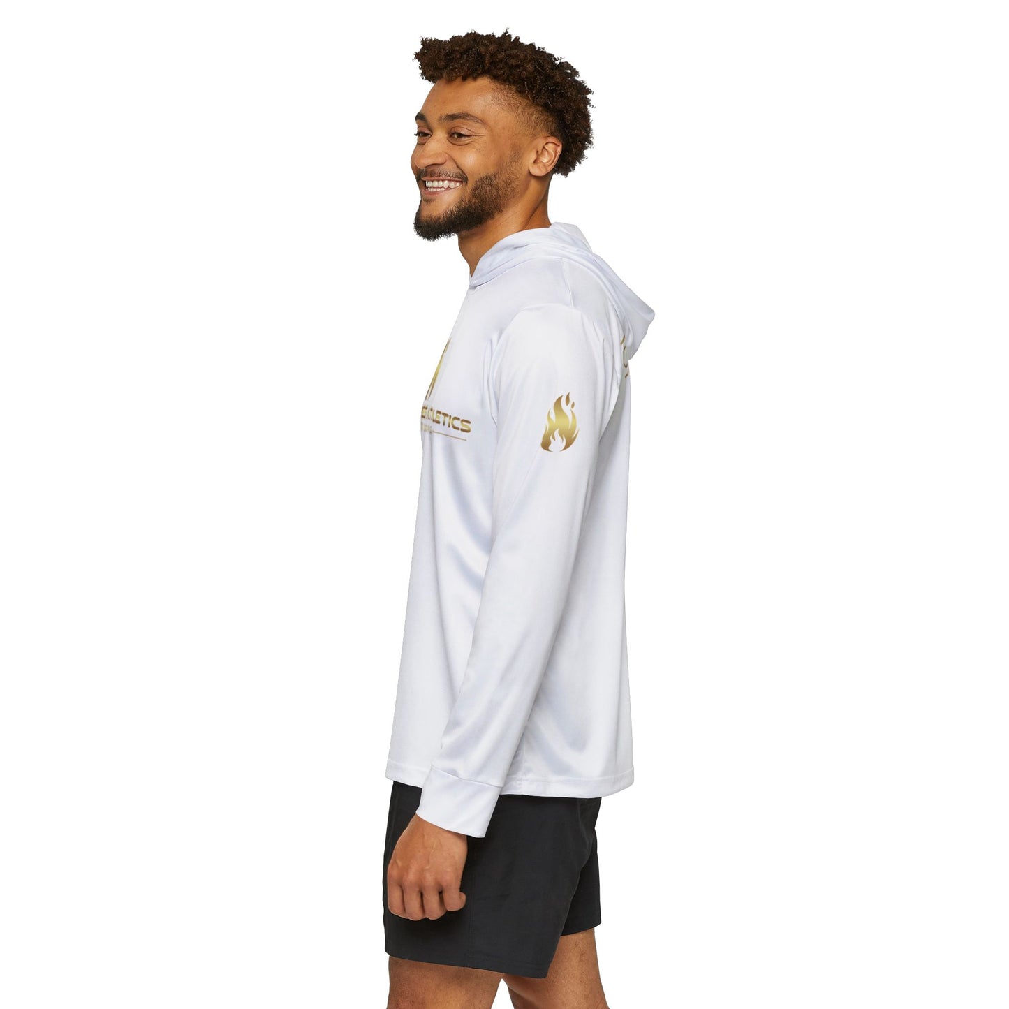 Embrace the Flame: Men's Faith-Fueled Warmup Hoodie
