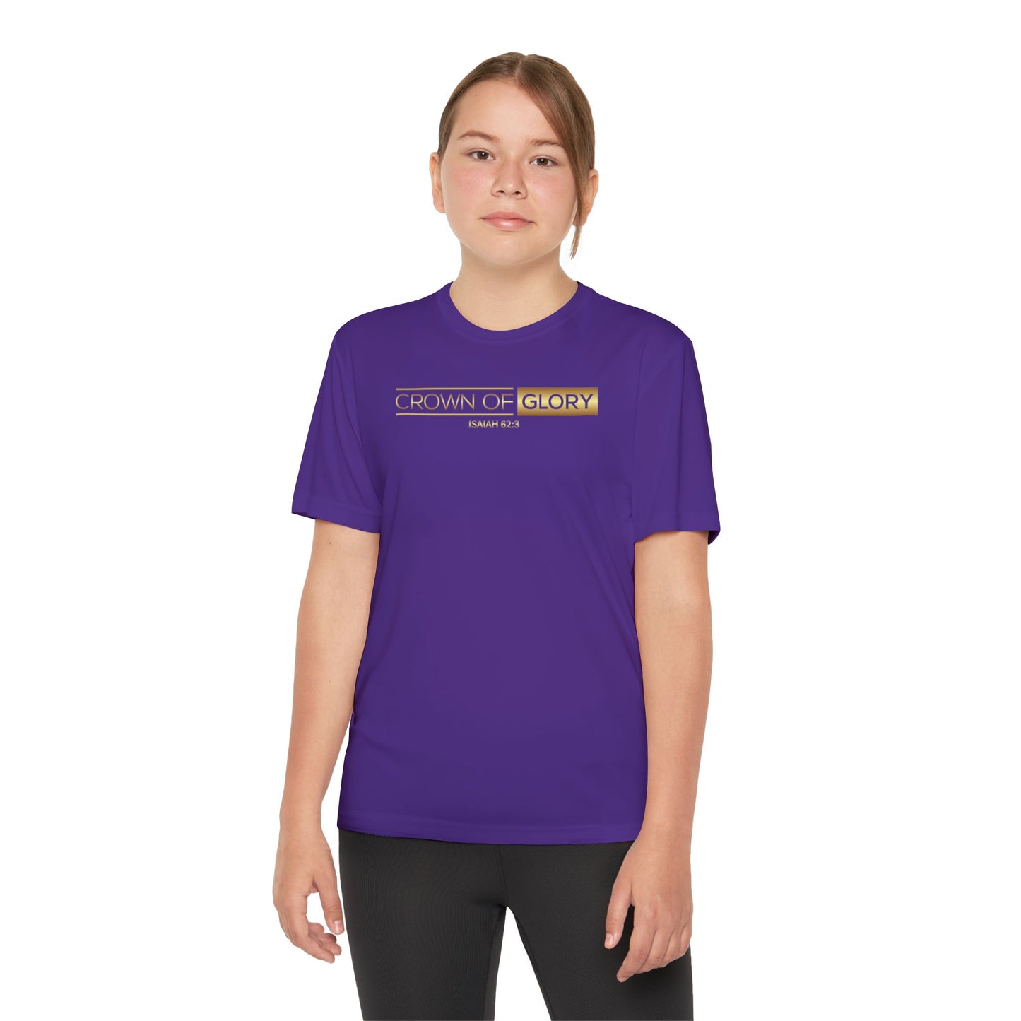 Youth Crown of Glory Tee - Royal Identity