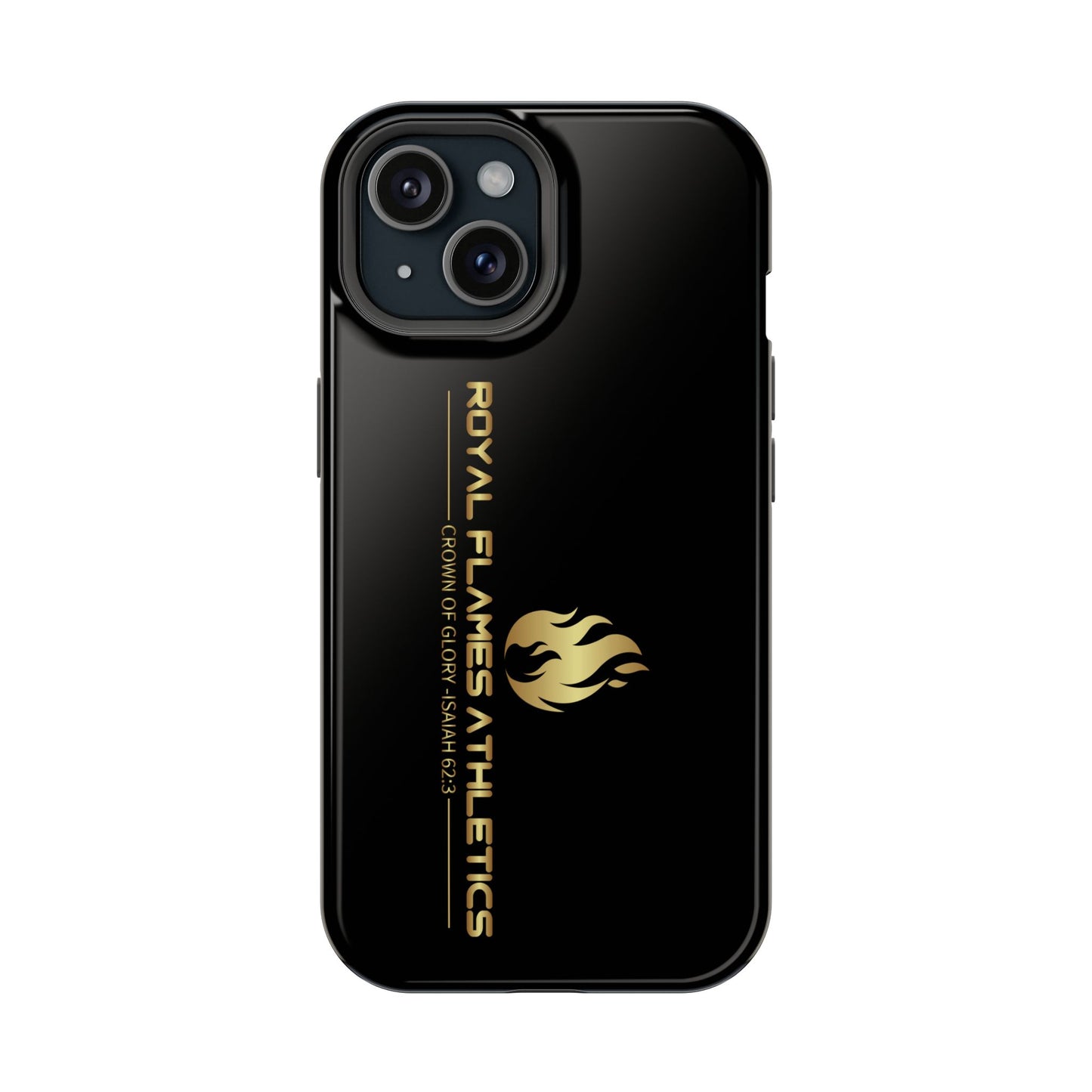 Black Durable Magnetic Tough Cases – Royal Flames Athletics Design