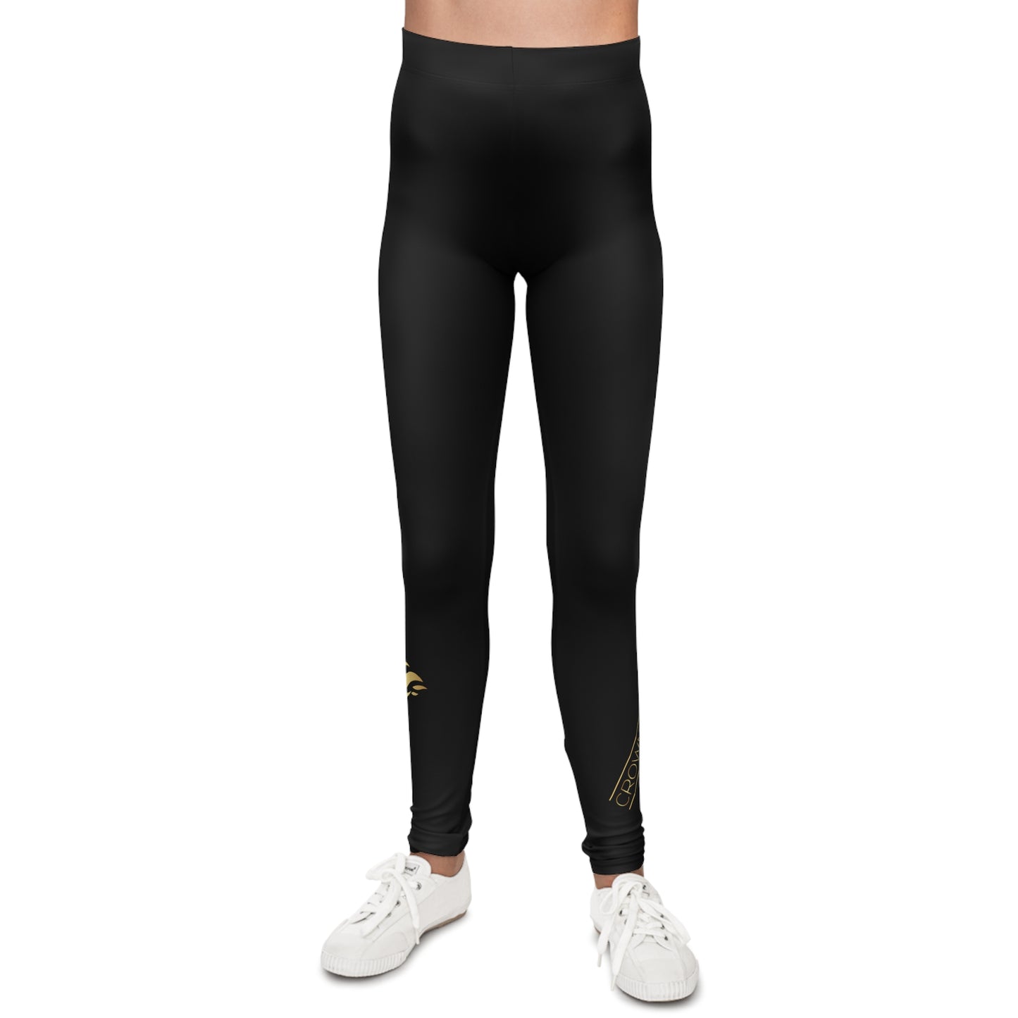 Youth Athletic Leggings with Flame Design - Perfect for Active Kids