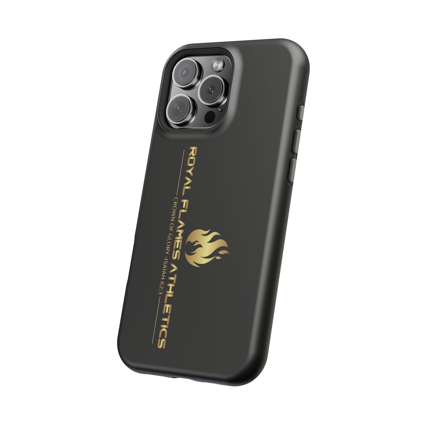 Black Durable Magnetic Tough Cases – Royal Flames Athletics Design