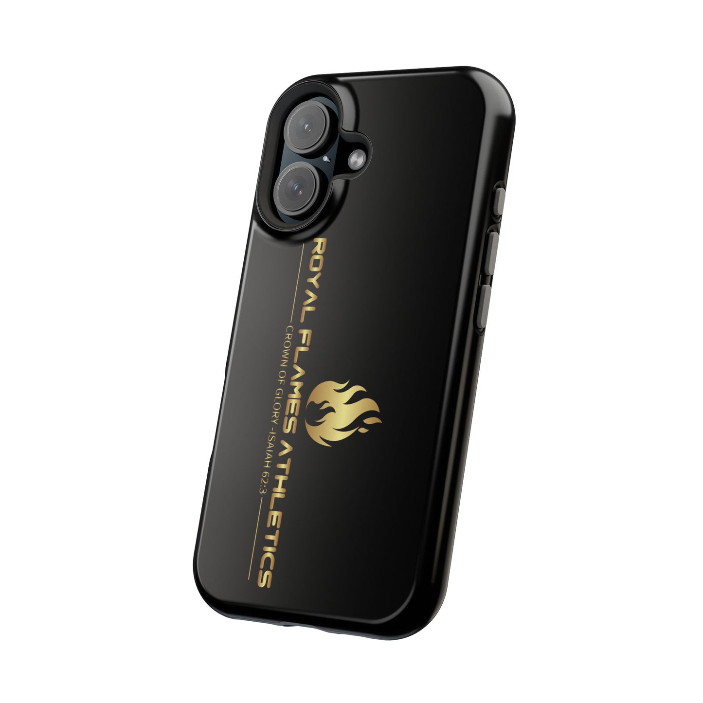 Black Durable Magnetic Tough Cases – Royal Flames Athletics Design