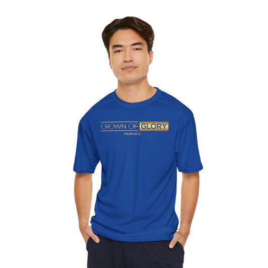Crown of Glory Men's Performance T-Shirt - Fit for Christ is Our Identity