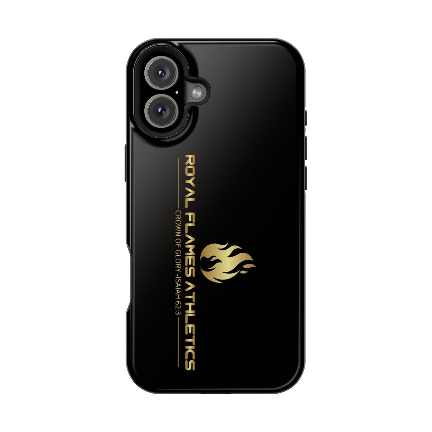 Black Durable Magnetic Tough Cases – Royal Flames Athletics Design