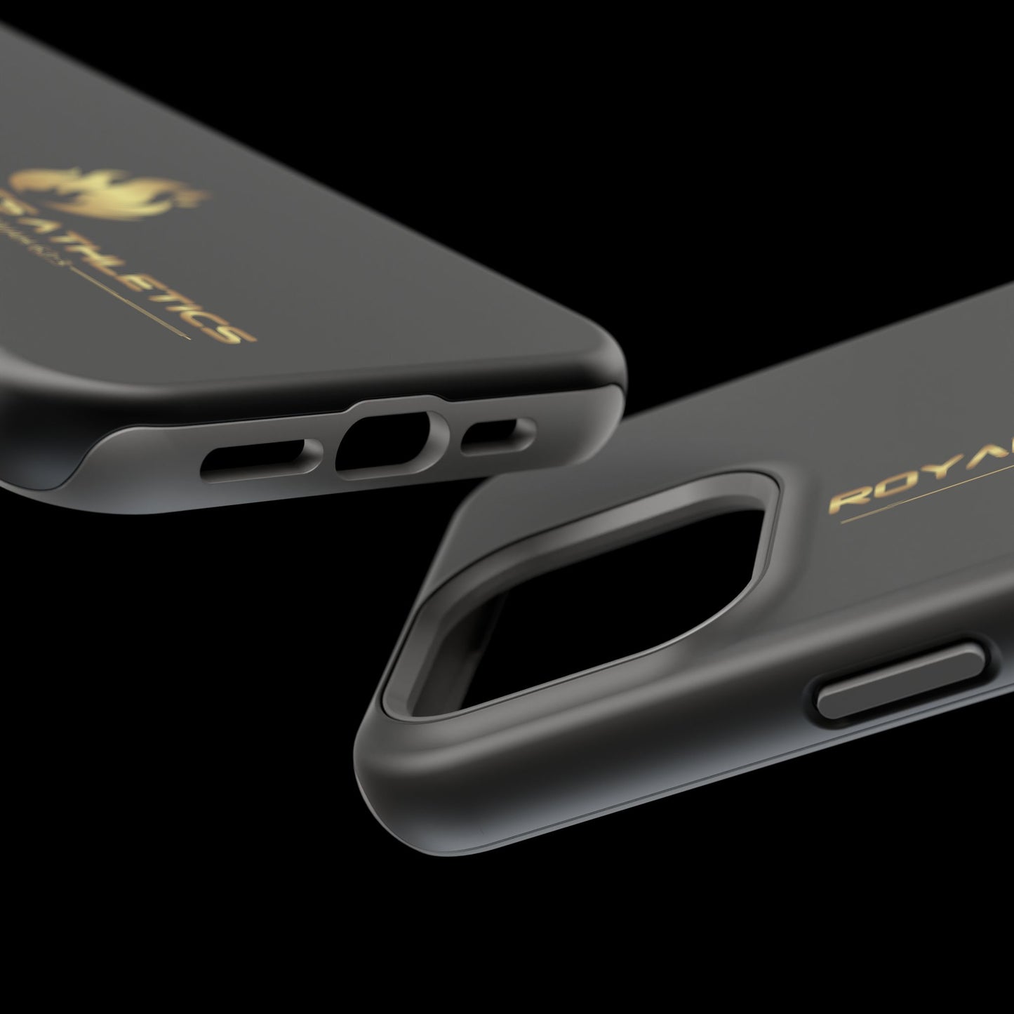Black Durable Magnetic Tough Cases – Royal Flames Athletics Design