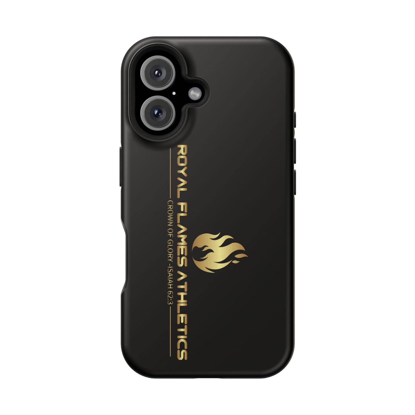 Black Durable Magnetic Tough Cases – Royal Flames Athletics Design