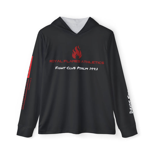 Royal Flames Athletics Fight Club Psalm 144:1 Combat Sports Warmup Hoodie - Davis Special Edition
