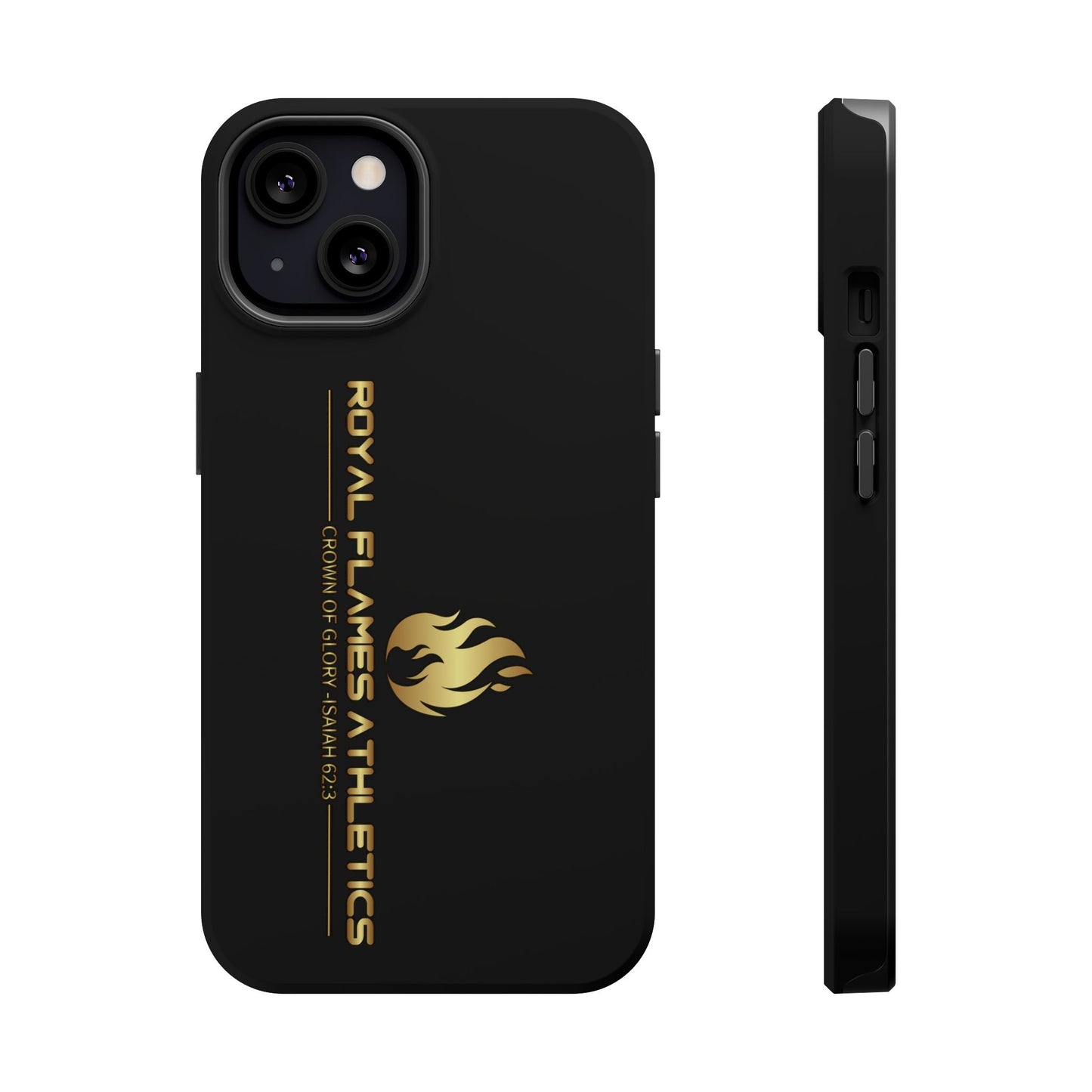 Black Durable Magnetic Tough Cases – Royal Flames Athletics Design