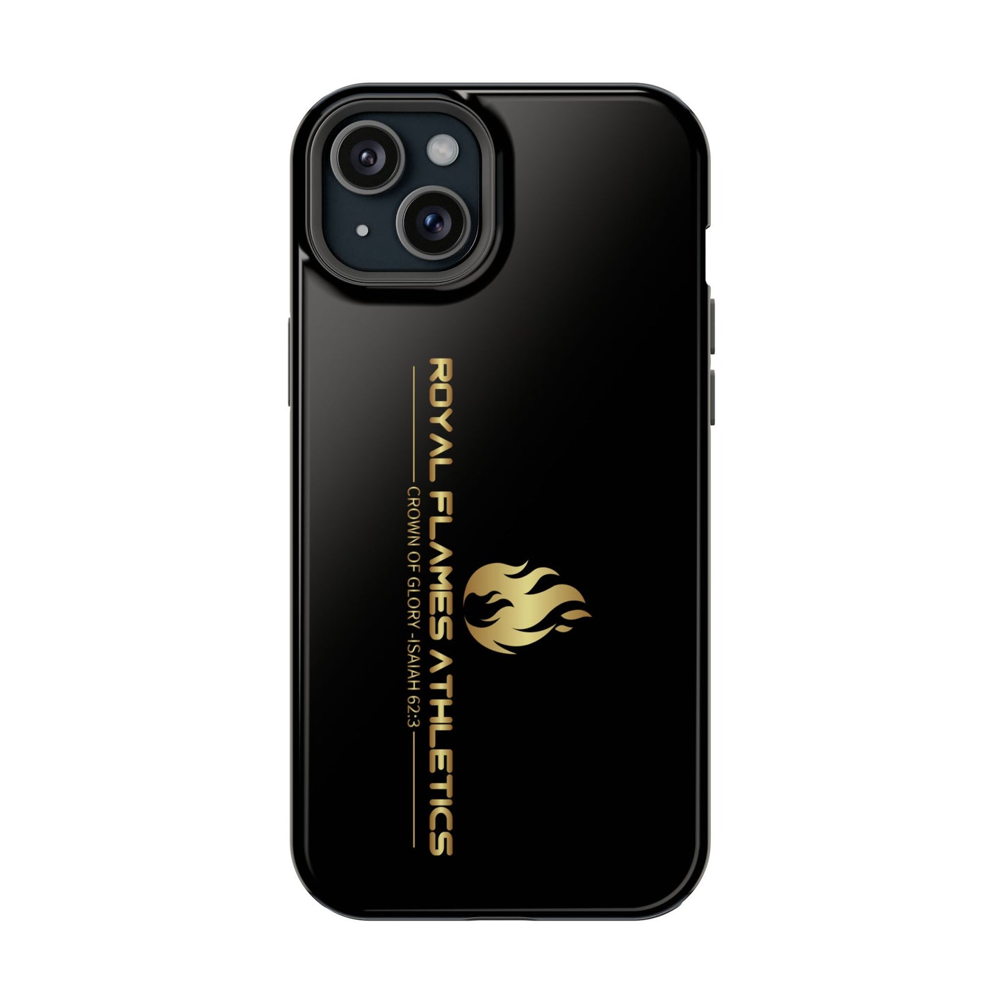 Black Durable Magnetic Tough Cases – Royal Flames Athletics Design