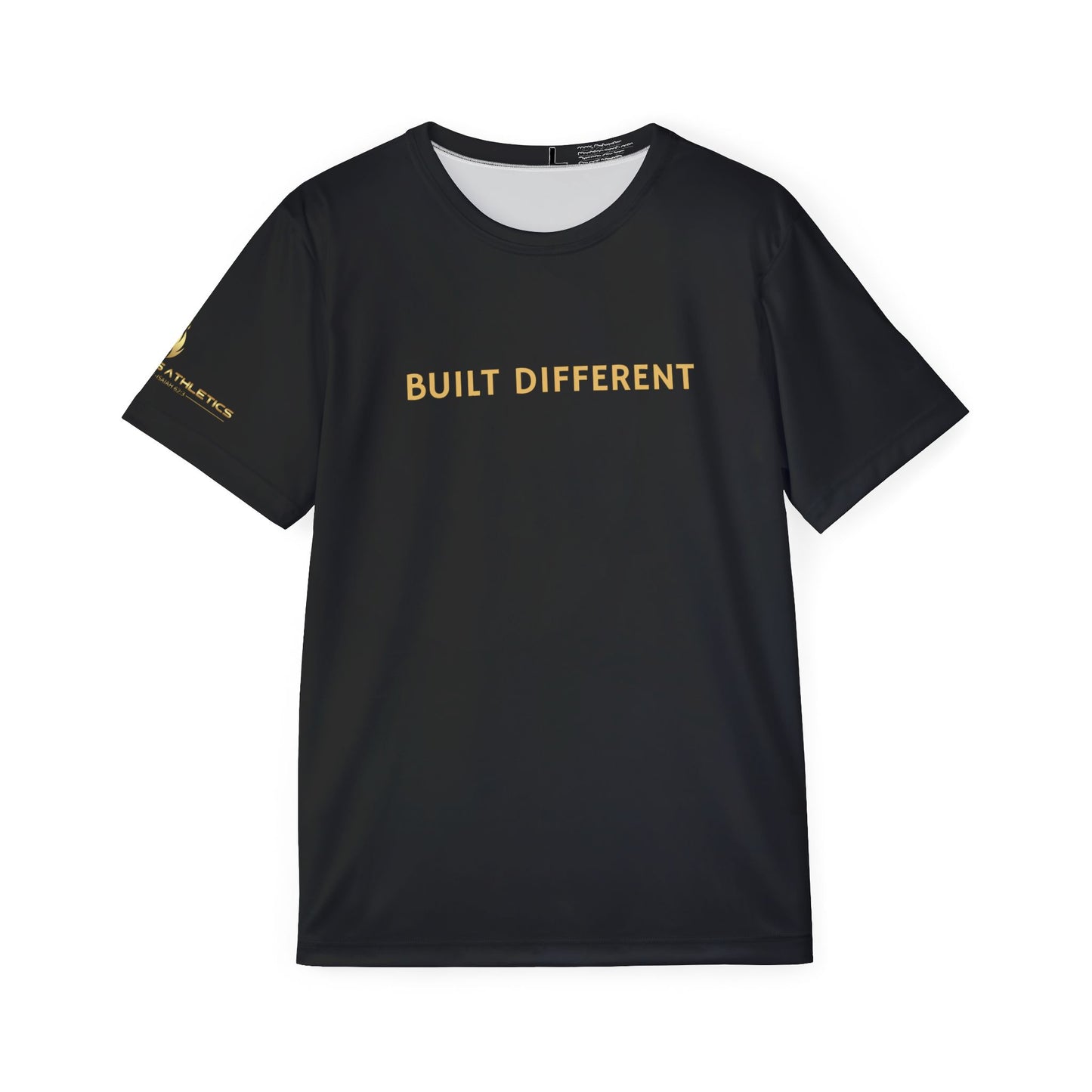Built Different Men's Sports Jersey — Royal Flames Athletics Athletic Tee
